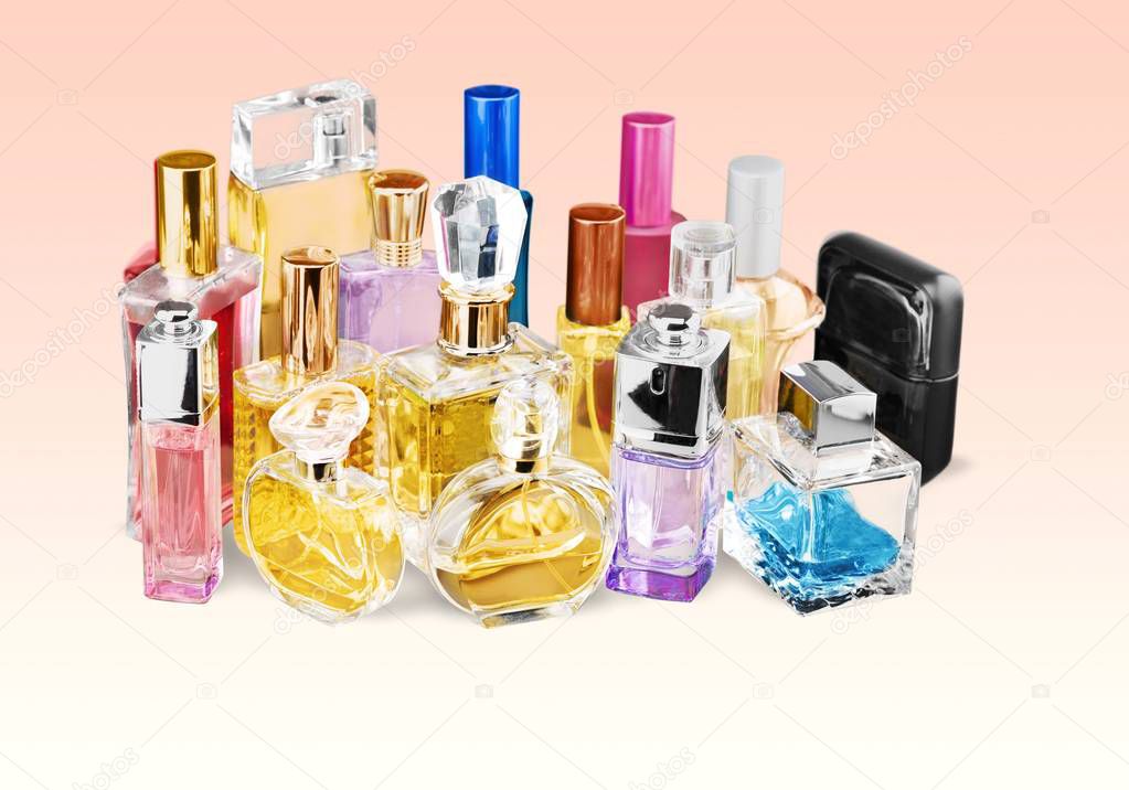 Aromatic Perfumes bottles, beauty and fashion