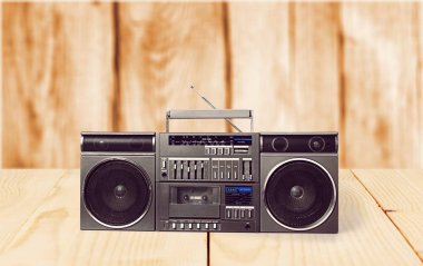 Arka plan eski retro radyo