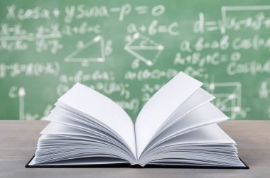 boş beyaz sayfalarla Defteri'ni