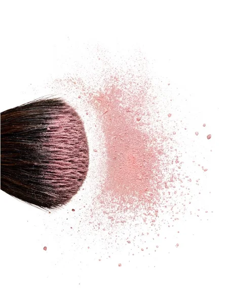 Eyeshadow Brush White — Stock Photo, Image