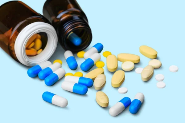 Orvosi Tabletták Kiadványról — Stock Fotó