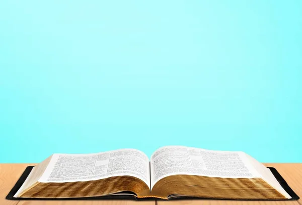 Livro Bíblia Sagrada Conceito Religioso — Fotografia de Stock