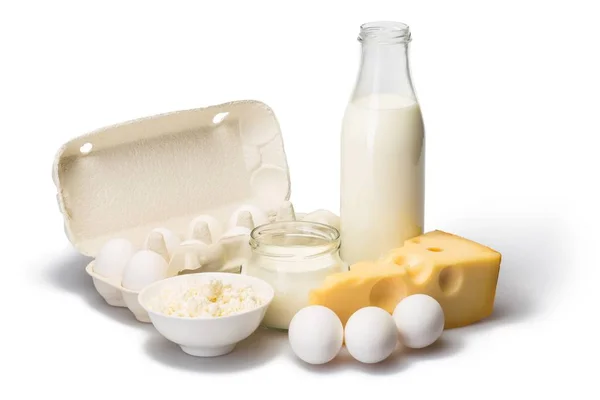 新鮮な乳製品 健康食品 — ストック写真