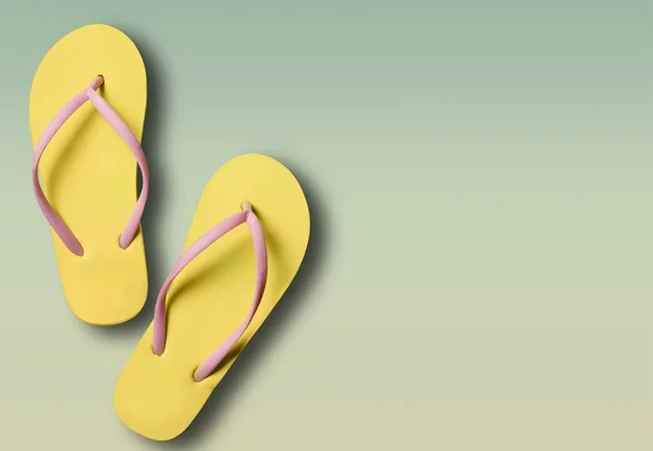 Sommer Flip Flops Auf Hintergrund — Stockfoto