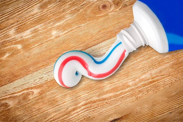 Close tube tooth paste toothpaste color white