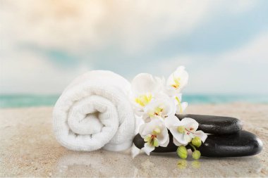 Güzel spa kompozisyon, sağlık kavramı 