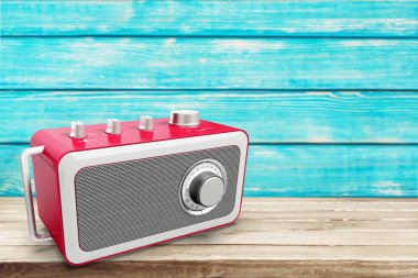 Arka plan eski retro radyo