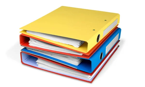 File Folders Documents Background — Stock Photo, Image