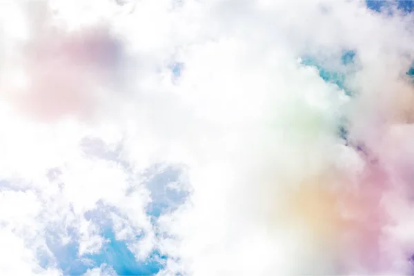 Cielo Azul Con Nubes Fondo Naturaleza Cielo —  Fotos de Stock