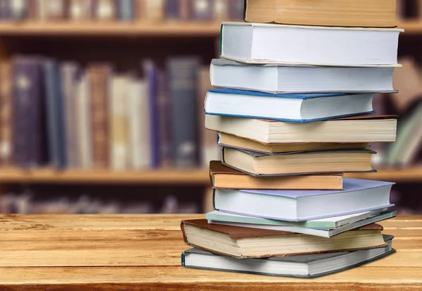 Stack Books Education Learning Background — Stock Photo, Image