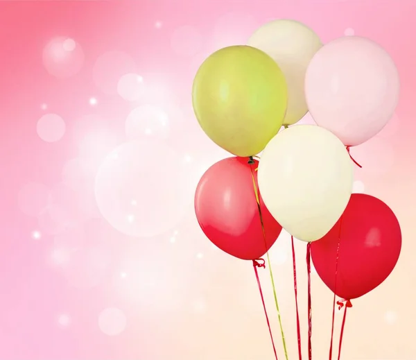 Bunch of bright balloons, party decoration