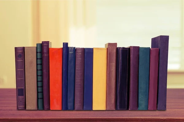 Bücherstapel Bildung Und Lernhintergrund — Stockfoto