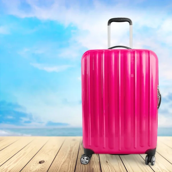 Big Travel Suitcase Background — Stock Photo, Image