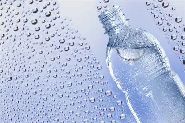 Botella de agua salpicadura — Foto de Stock