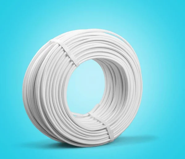 White computer cables — Stock Photo, Image