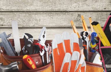 çeşitli araçlar, marangozluk ve inşaat onarım