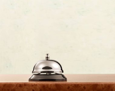 Resepsiyon hizmeti Resepsiyon bell üzerinde arka plan bulanık
