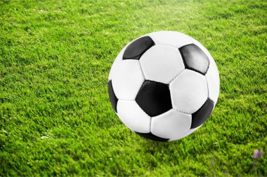 Saha futbol topu yakın çekim manzaralı