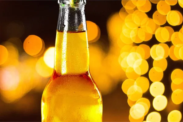 Beer Bottle Isolated Background — Stock Photo, Image