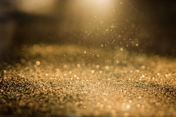 Golden Glitter Texture Background — Stock Photo, Image