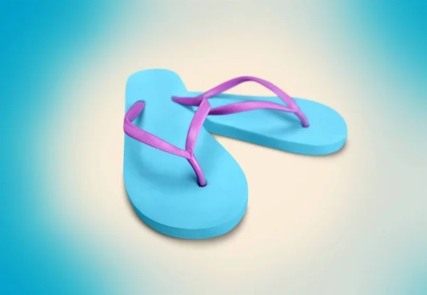 Sommer Flip Flops Auf Hintergrund — Stockfoto