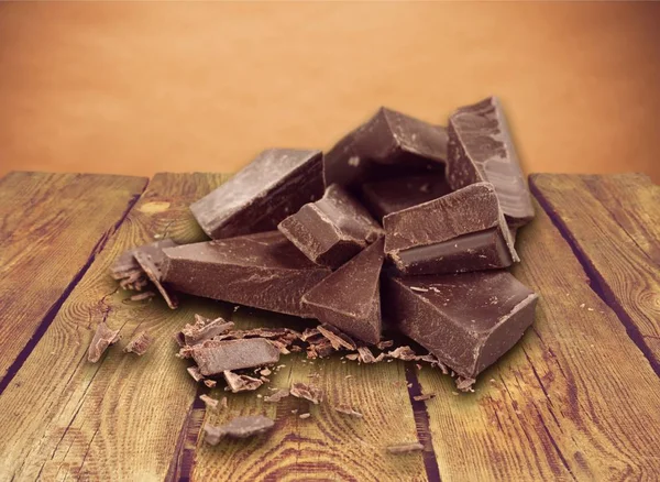 백그라운드에 초콜릿의 — 스톡 사진