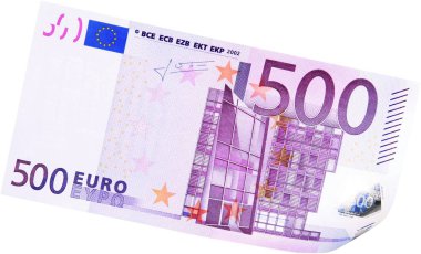 Para birimi banknot 500 euro 