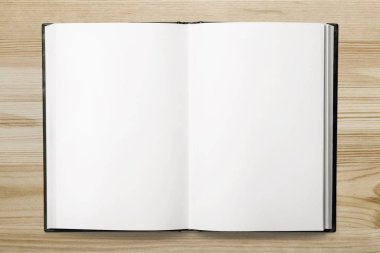 Açık kitap, eğitim ve öğrenme konsepti