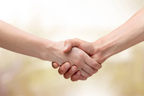 Business Handshake Business People Blurred Background — Stock Photo, Image