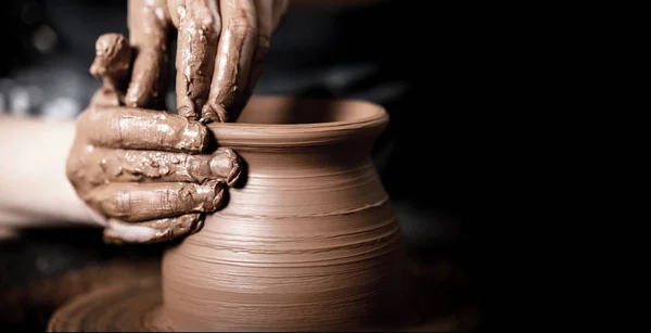 Potter Hogy Clay Pot Kiadványról — Stock Fotó