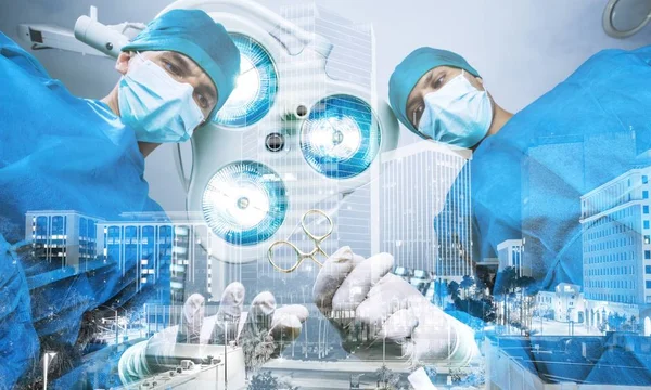 Surgeons in the  operating room — Stock Photo, Image