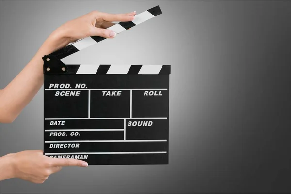 Movie Clapper Board Background — Stock Photo, Image