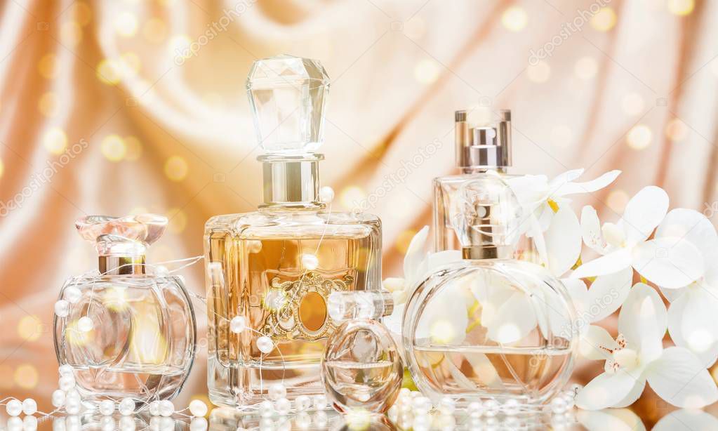 Aromatic Perfumes bottles, beauty and fashion