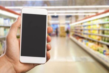 El tutma smartphone arka plan üzerinde