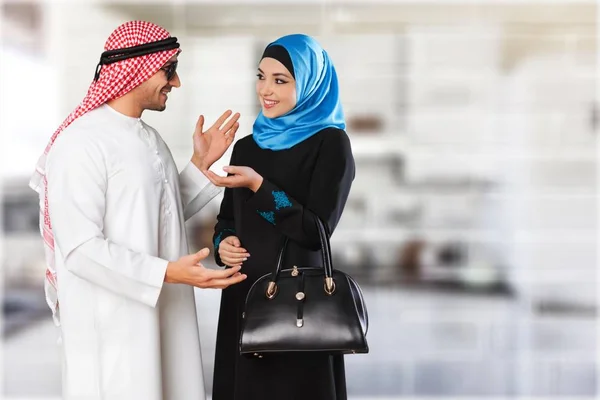 Árabe Saudi Golfo Homem Árabe Muçulmano Humano — Fotografia de Stock