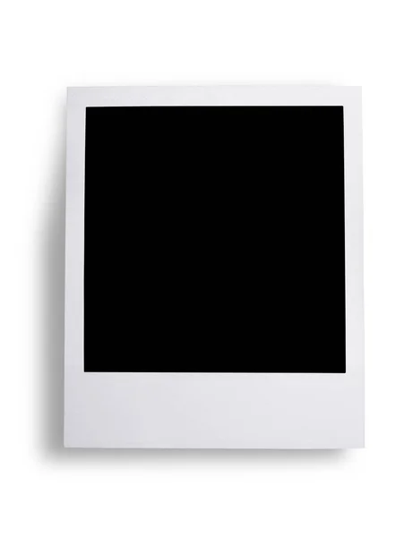 Leerer Polaroid Rahmen Auf Hintergrund — Stockfoto