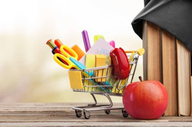 renkli okul kırtasiye, geri okul arka plan