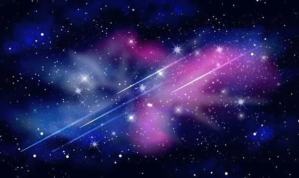 Astronomi Concept Stjärnor Natthimlen — Stockfoto