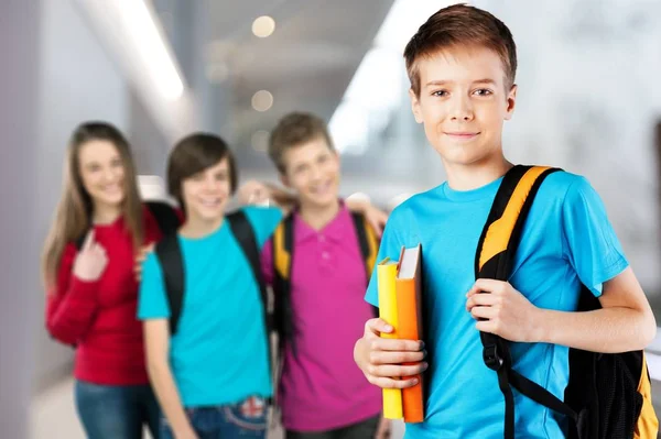 Grupp Elever Skolan — Stockfoto