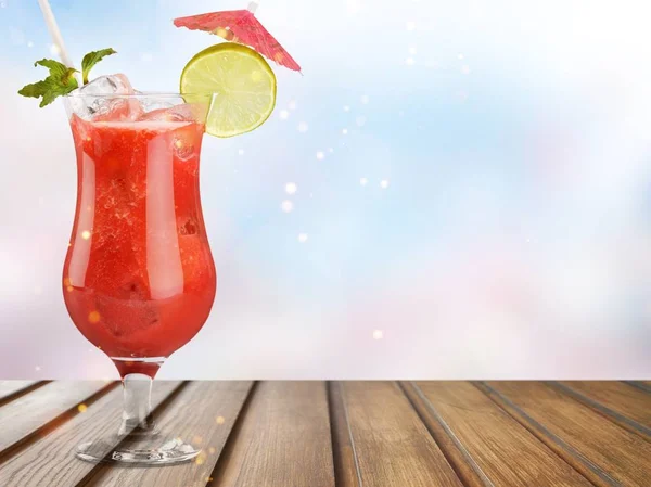 Närbild Välsmakande Alkohol Cocktail — Stockfoto