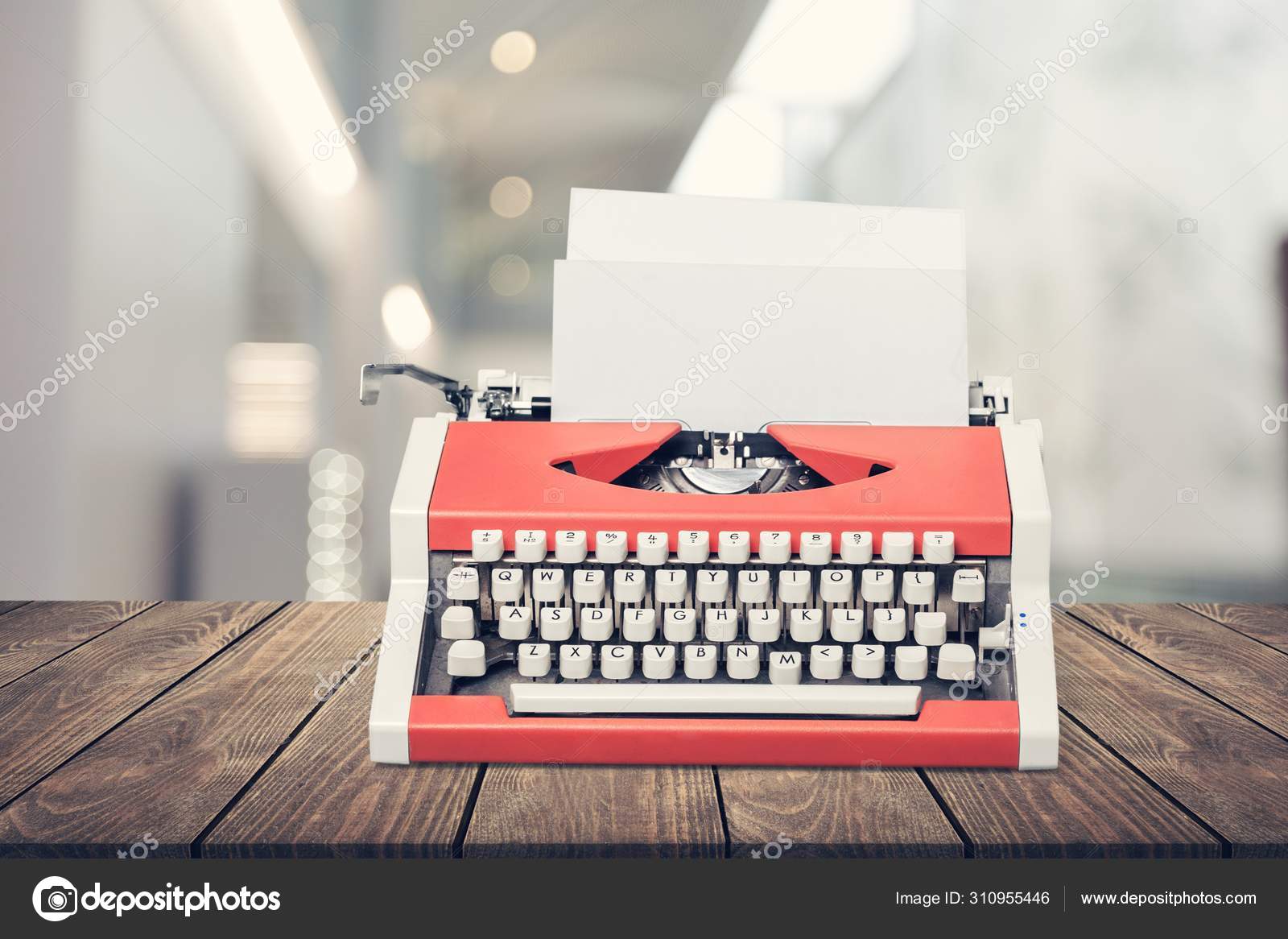 Old Typewriter Paper Background Stock Photo by ©billiondigital 310955446