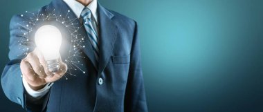  Sanal ampul ve iş adamı