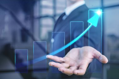 İşadamı ve büyüyen çizgi