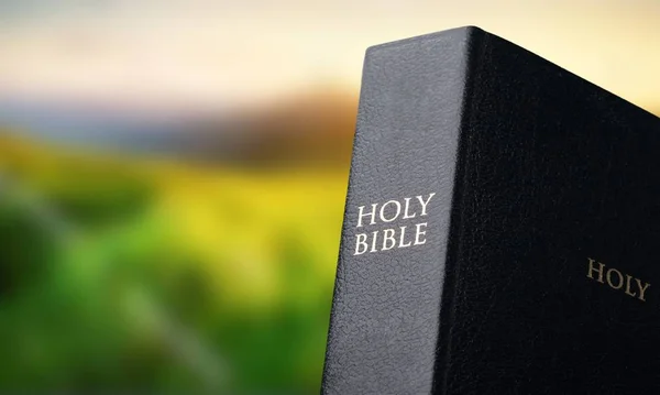 Święta Księga Biblijna Koncepcja Religii — Zdjęcie stockowe