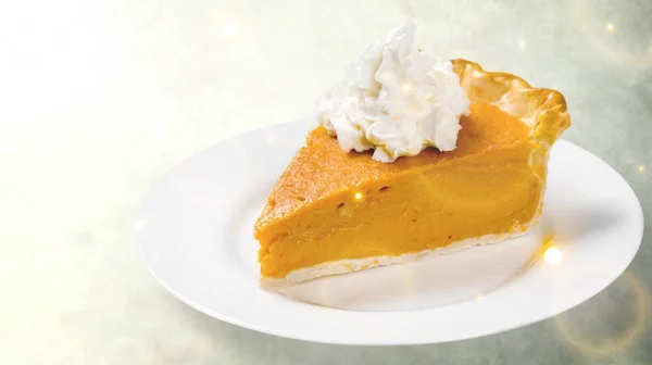 Tasty Pumpkin Pie Background — Stock Photo, Image