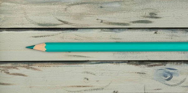 Ahşap Masa Üzerinde Renk Kalem — Stok fotoğraf
