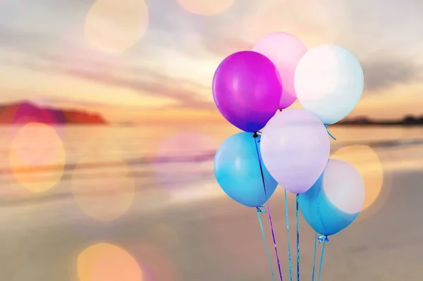 Colorful Balloons Background Holiday — Stock Photo, Image