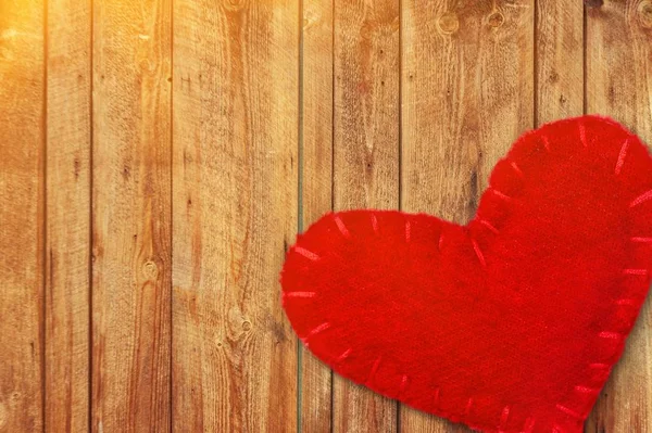 Close Red Heart Valentines Day Background — Stock Photo, Image