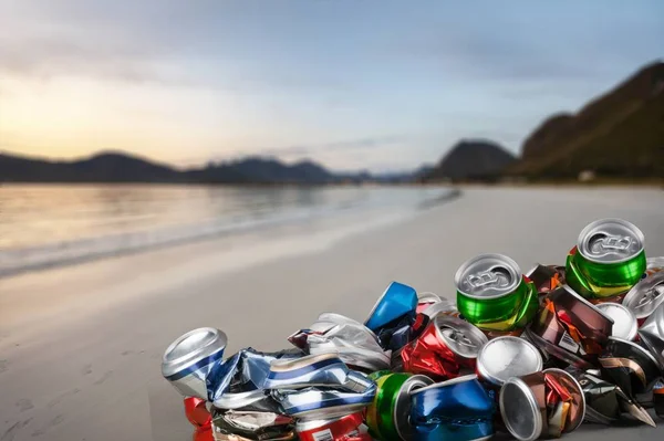 Varias Latas Cerveza Estrelladas — Foto de Stock