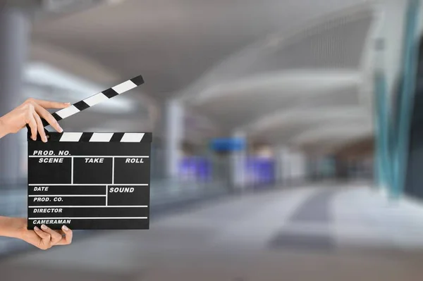 Movie Clapper Template Background — Stock Photo, Image